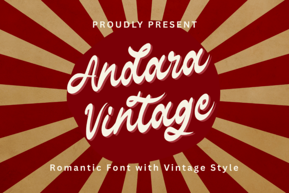Andara Vintage: A Romantic Script Font for Web Design