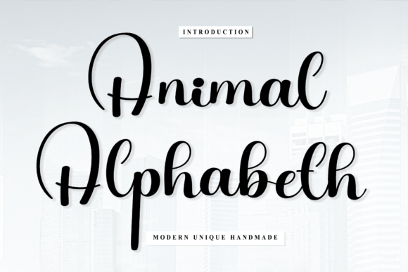 Animal Alphabeth: A Handwritten Font for Digital Charm