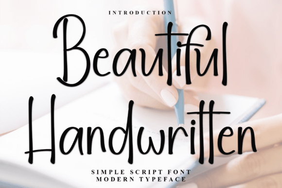 Beautiful Handwritten: A Versatile Script Font for Branding