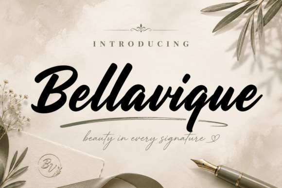 Bellavique: A Script Font That Elevates Brand Identity