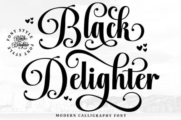 Black Delighter Font: Elevate Your Brand Identity