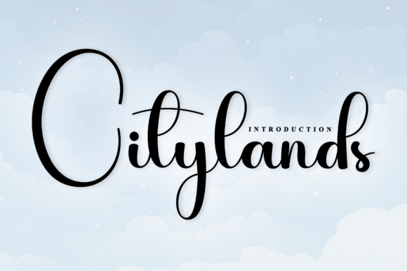 Citylands: A Rhythmic Script Font for Editorial Design