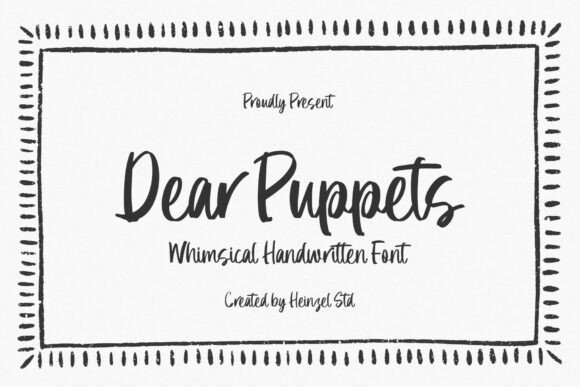 Dear Puppets: A Playful Handwritten Font for Web Design