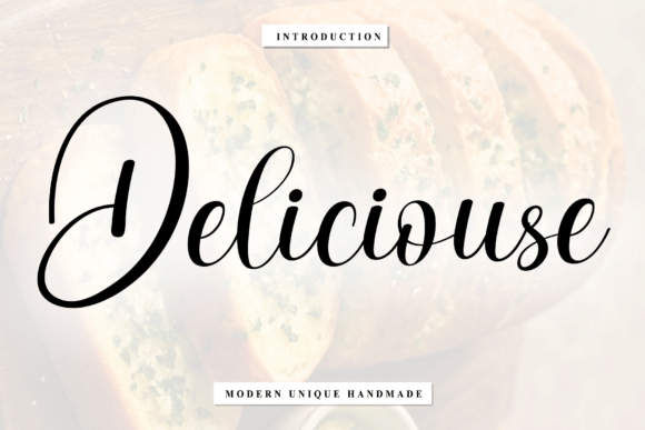 Deliciouse Font: A Handwritten Typeface for Brands
