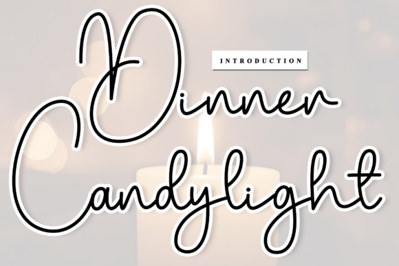 Dinner Candylight Font for Web Design