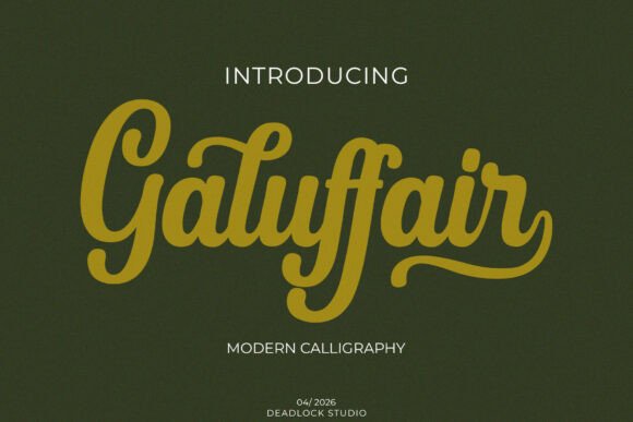 Gallufair Font Review for Web Designers