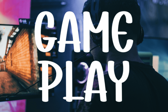 Game Play: A Modern Script Font for Web Design