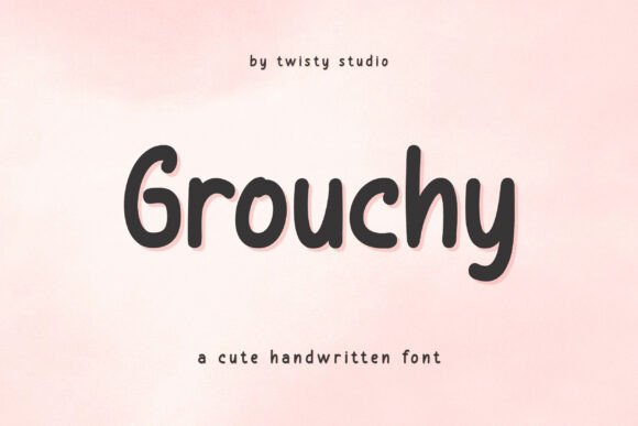Grouchy Font: A Playful Typeface for Social Campaigns