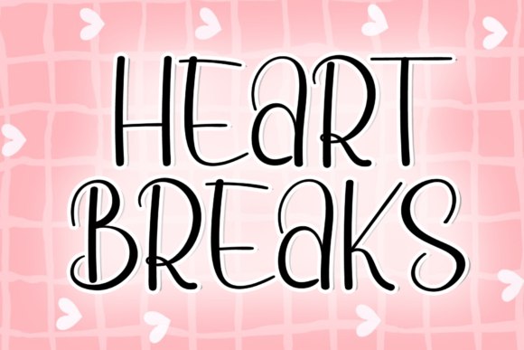 Heart Breaks: A Handwritten Font for Brand Identity