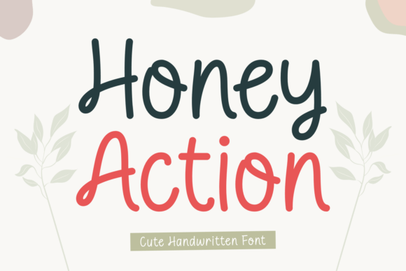 Honey Action: A Handwritten Typeface for Warm Editorial Design