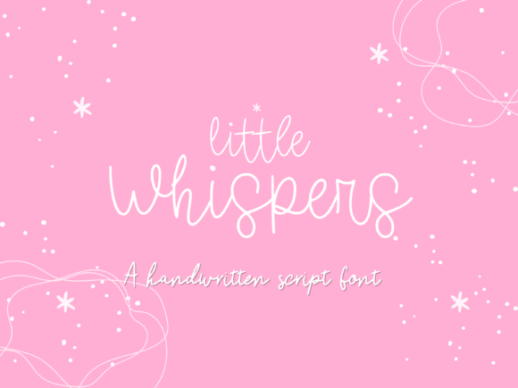 Little Whispers: A Soft Script Font for Clear Campaigns