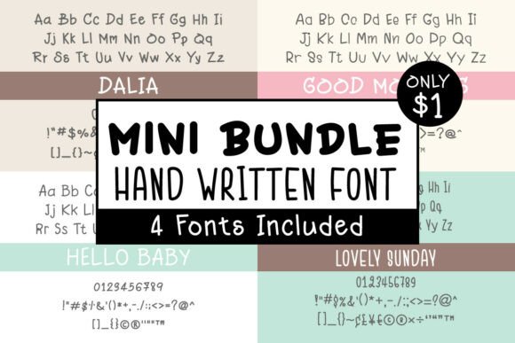 Mini Bundle: A Handwritten Font for Social Campaigns