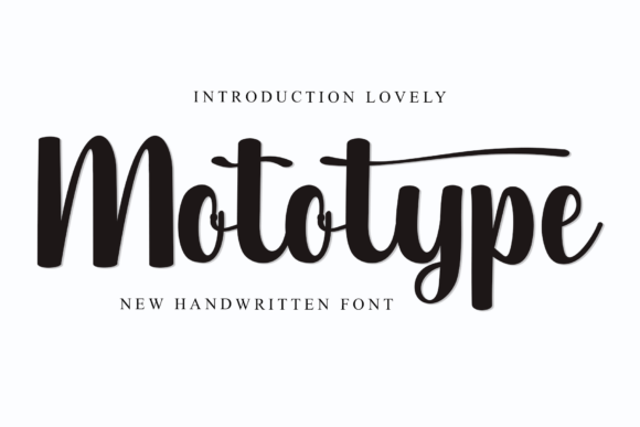 Mototype: A Warm Typeface for Digital Design