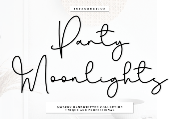 Party Moonlights: A Timeless Handwritten Font for Crafters