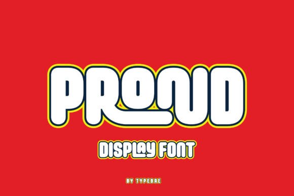 Prond Typeface: Bold Retro Energy for Editorial Design