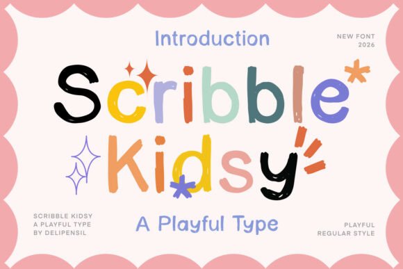 Scribble Kidsy: A Playful Typeface for Digital Design