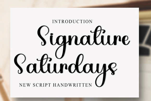 Signature Saturdays: A Handwritten Font for Web Design