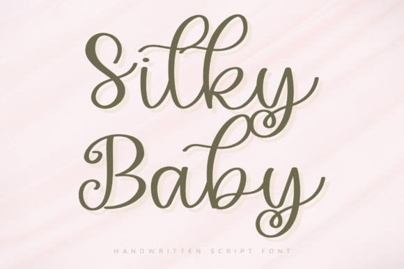 Silky Baby: A Graceful Script Font for Editorial Design