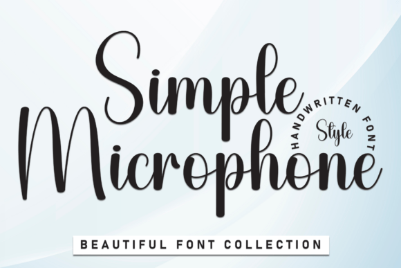 Simple Microphone Font: A Warm Typeface for Branding