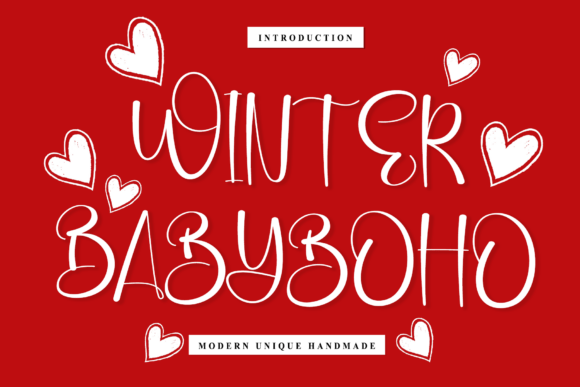 Winter Babyboho: A Handwritten Font for Branding