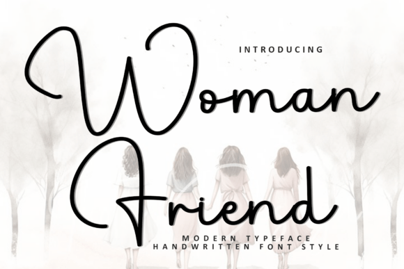Woman Friend: A Soft Script Font for Editorial Design